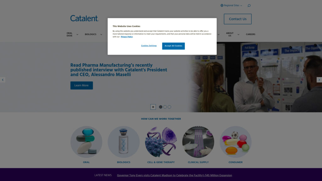 Cover image for Catalent : GPS Coordinates 40.5278292 ; -74.5474094