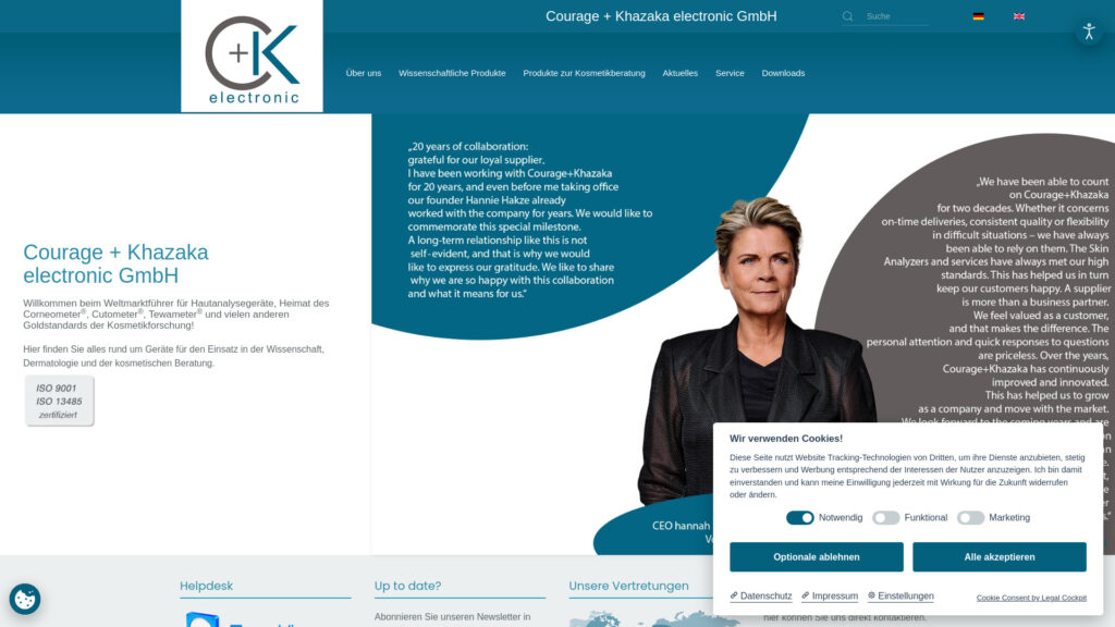 Cover image for Courage Khazaka Electronic : GPS Coordinates 50.9867094 ; 6.8795099