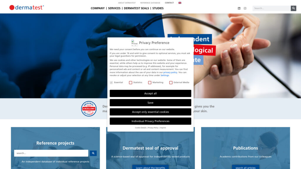 Cover image for Dermatest : GPS Coordinates 51.9864388 ; 7.6335464