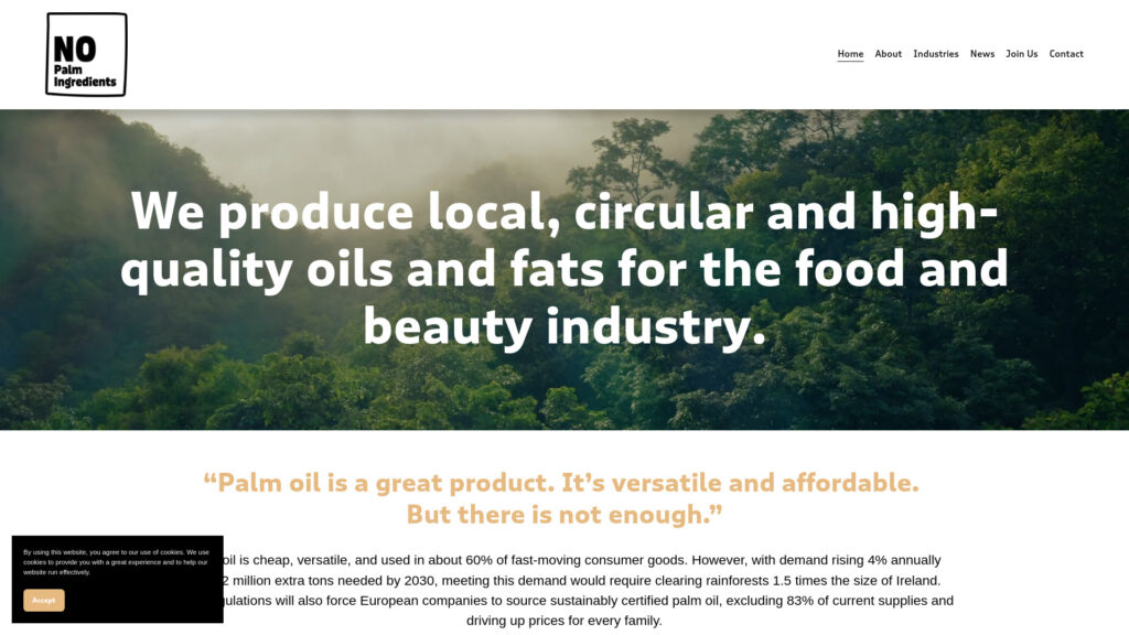 Cover image for Nopalm Ingredients : GPS Coordinates 51.9742964 ; 5.6474569