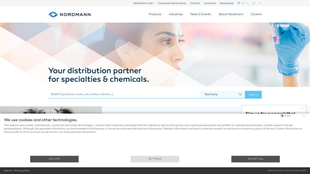 Cover image for Nordmann Rassmann : GPS Coordinates 53.5453337 ; 9.9864705