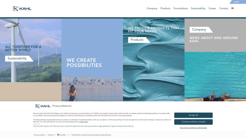 Cover image for Kahl GmbH & Co. KG : GPS Coordinates 53.62492 ; 10.40015