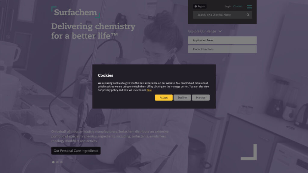 Cover image for Surfachem : GPS Coordinates 53.7930953 ; -1.5456497