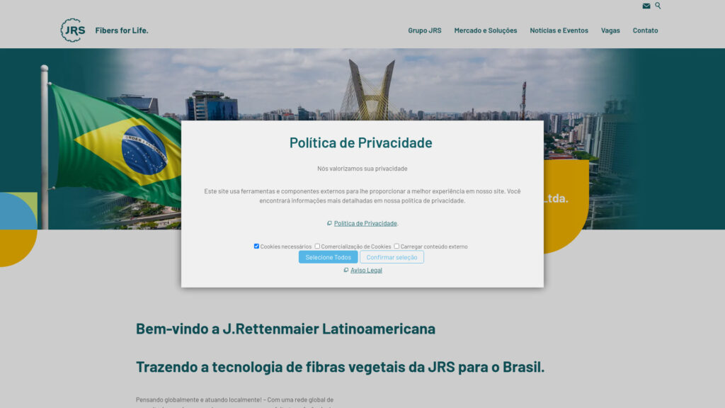Cover image for J Rettenmaier Latinoamericana : GPS Coordinates -23.6909387 ; -46.6060682