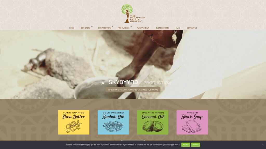 Cover image for The Savannah Fruits Company : GPS Coordinates 9.4038681 ; -0.8239606