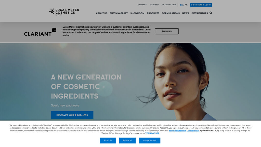 Cover image for Lucas Meyer Cosmetics : GPS Coordinates 46.771464 ; -71.281711