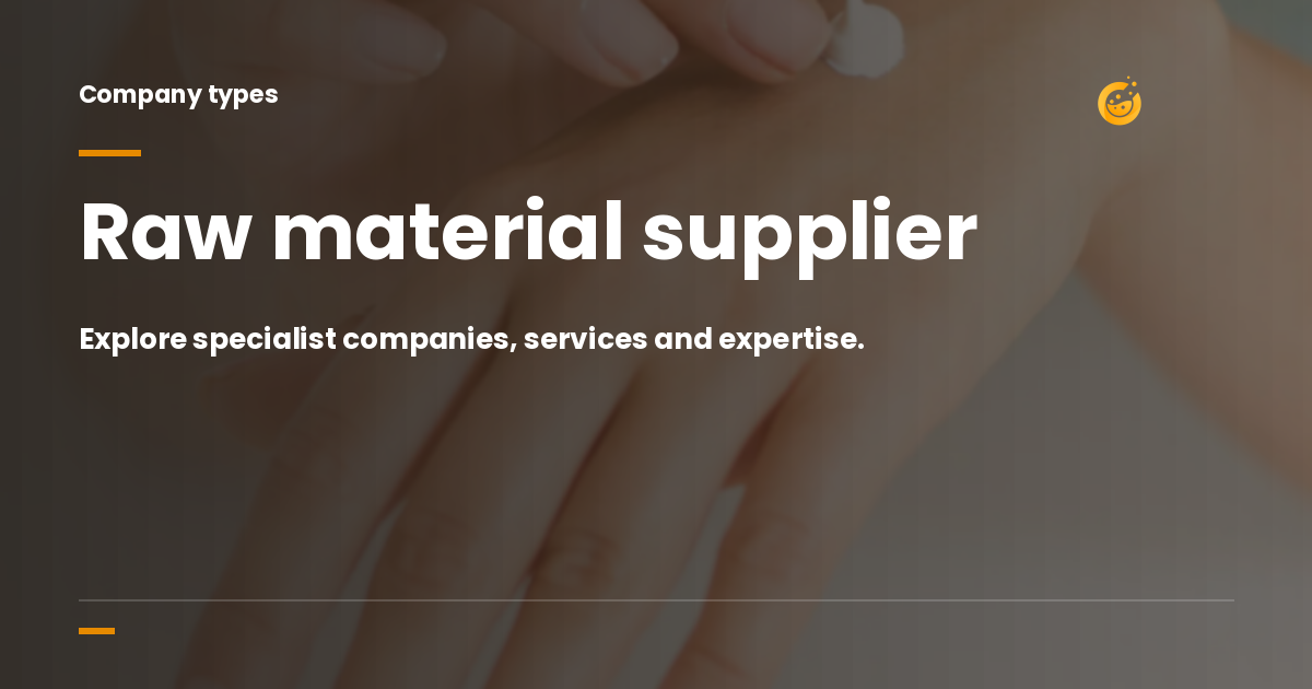 Raw material supplier